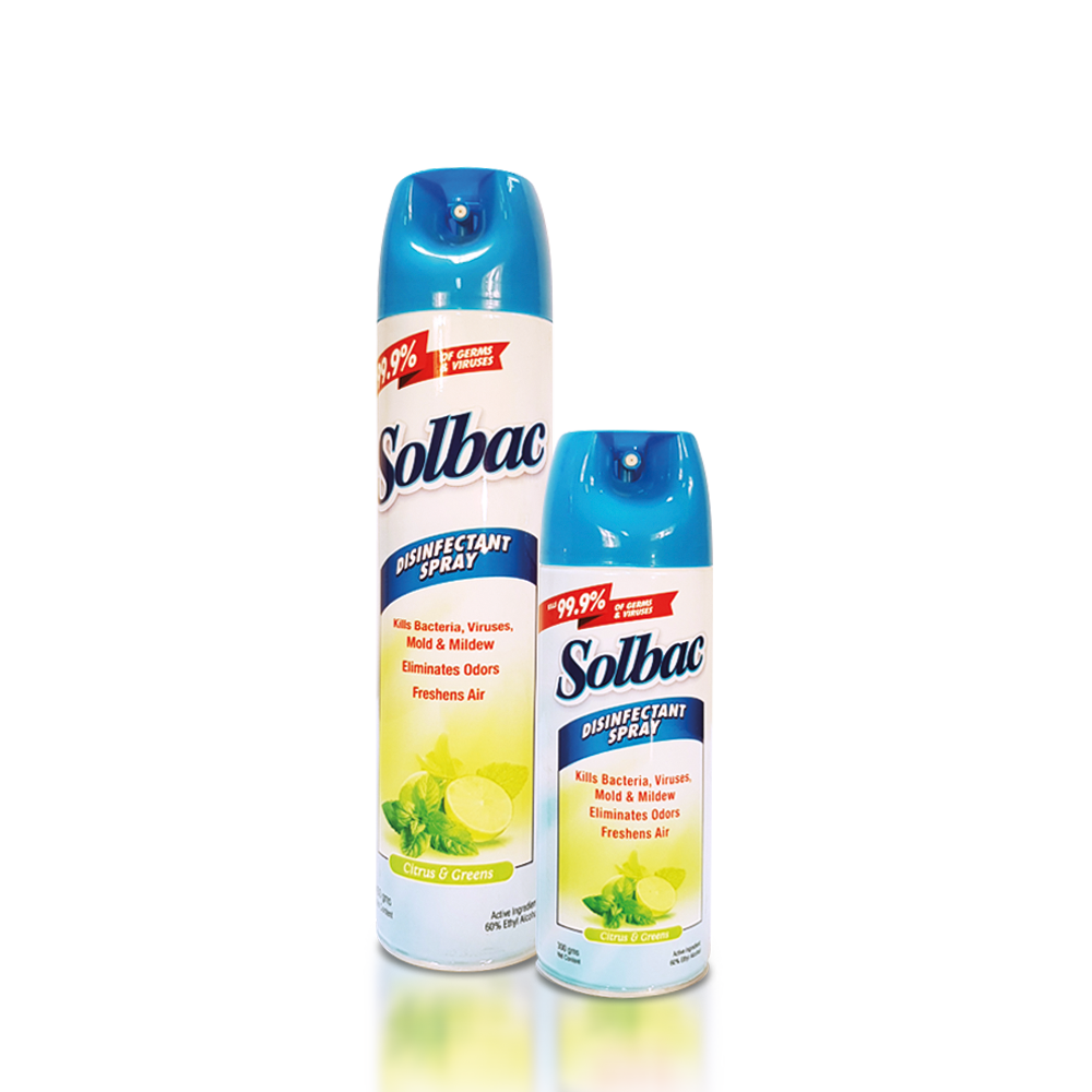 Solbac Citrus and Greens Disinfectant Spray