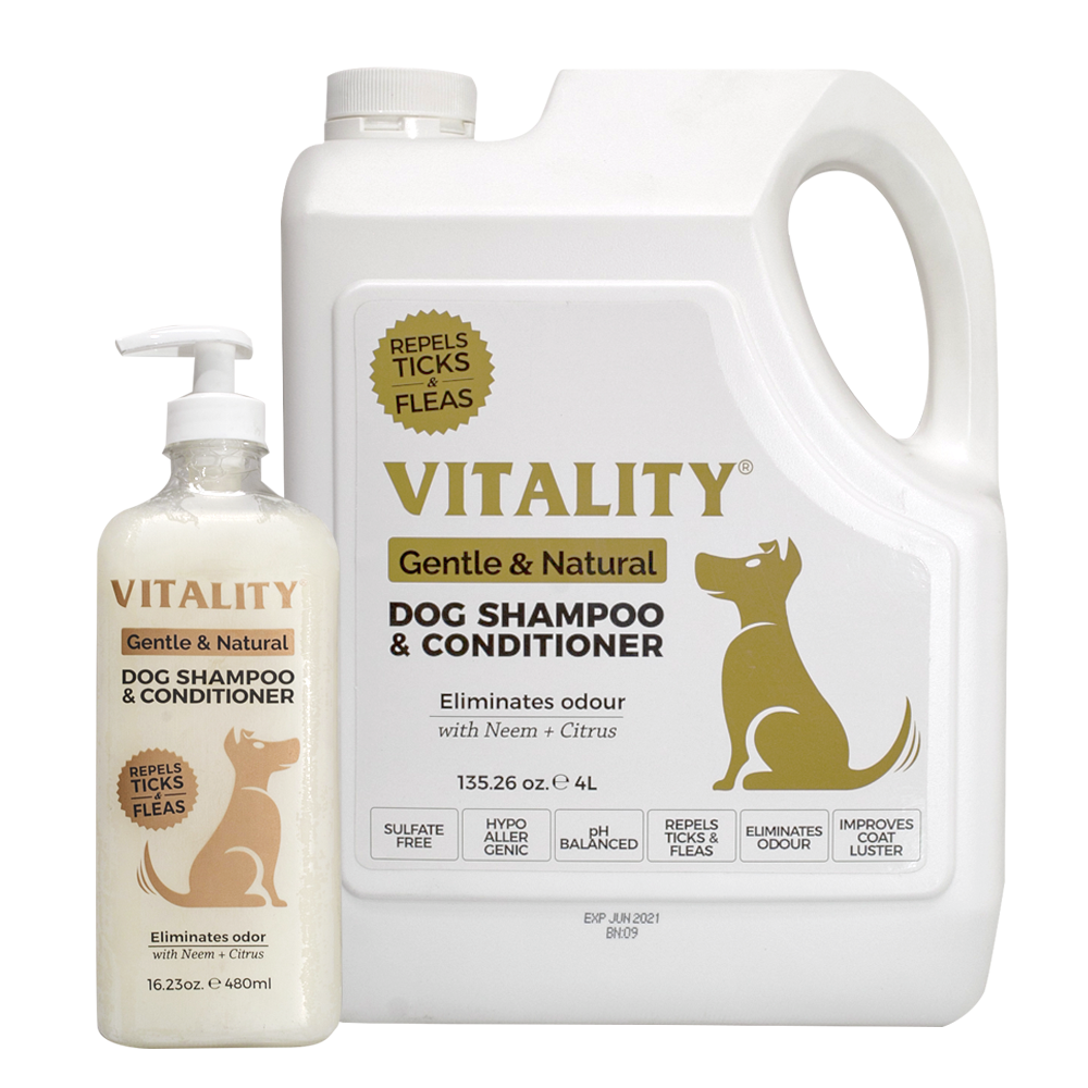 Vitality Dog Shampoo and Conditioner