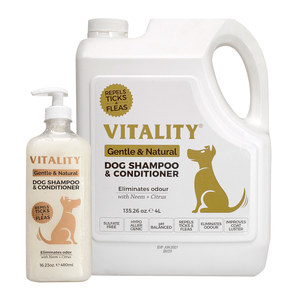 vitality dog shampoo and conditioner