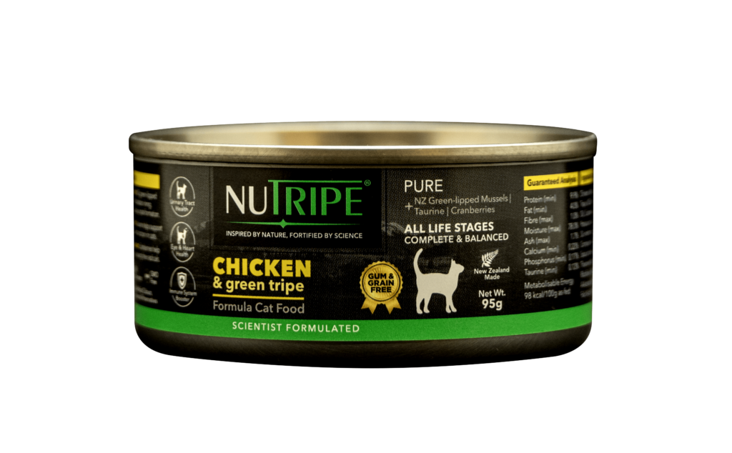 chicken and green tripe for cats