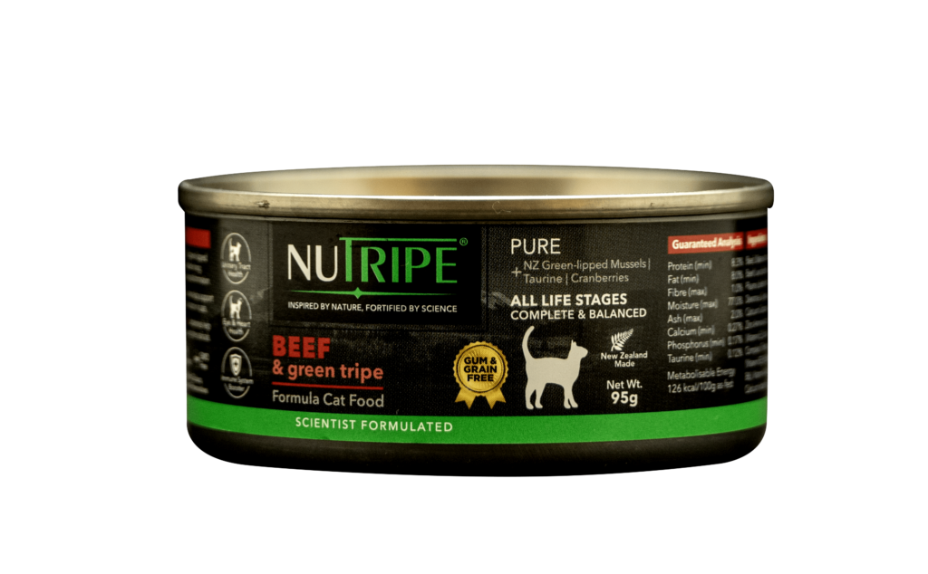 nutripe beef and green tripe for cats