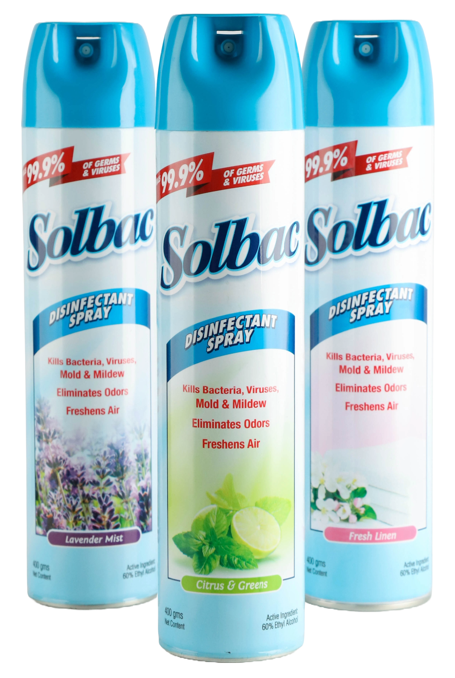 solbac disinfectant sprays