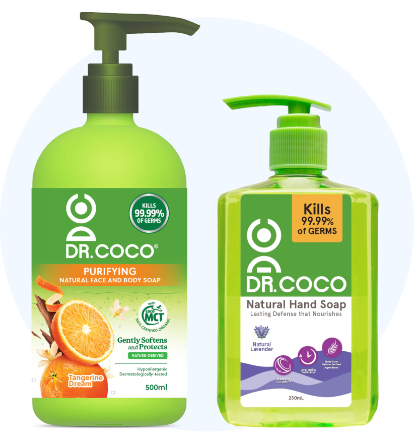 dr. coco products with circle bg