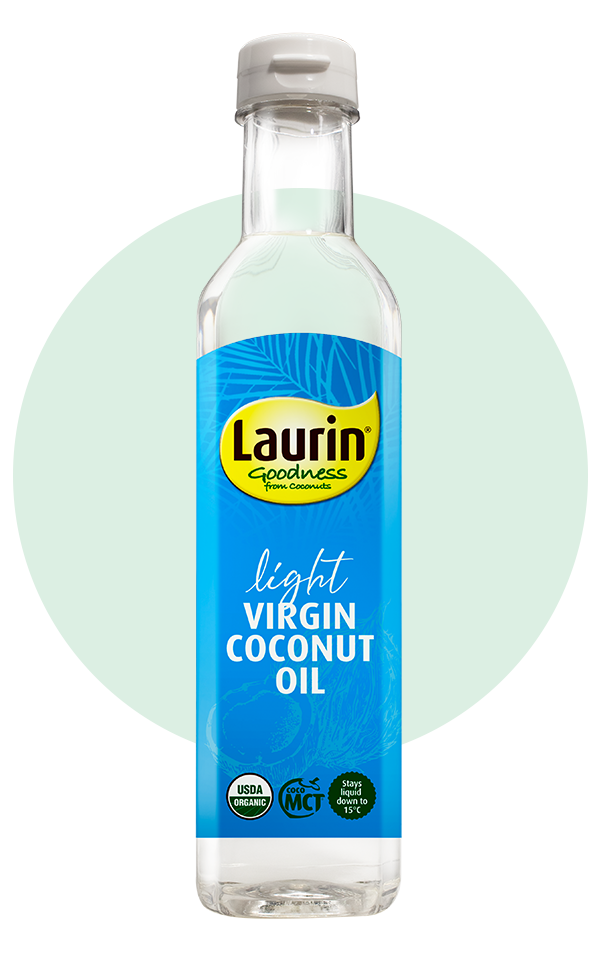 laurin light virgin coconut oil