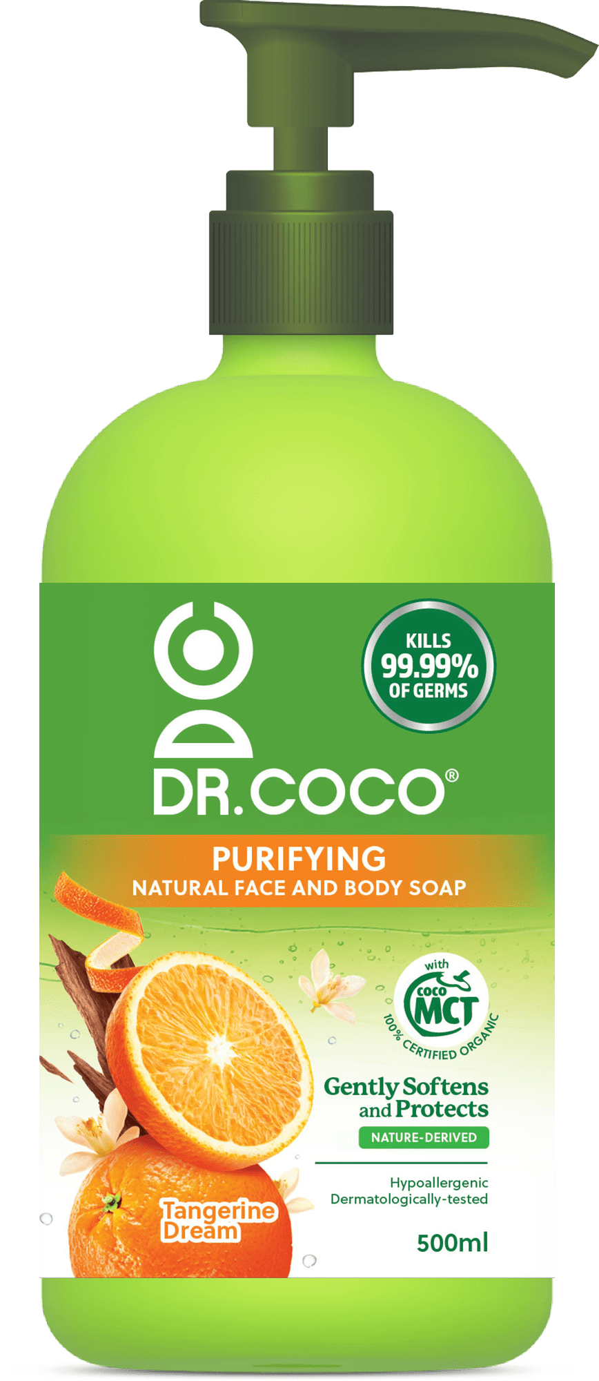 DR COCO body soap tangerine 500ml NEW