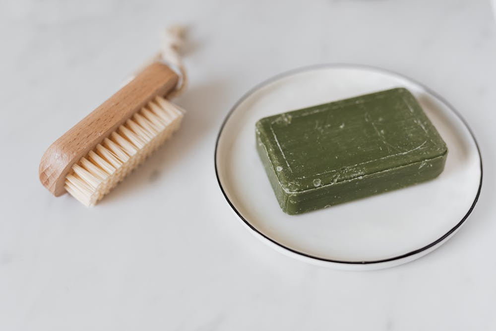 a bar of soap on a table