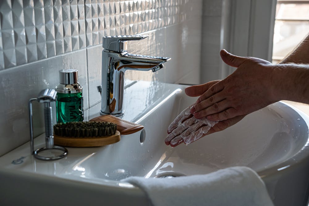 lather soap well