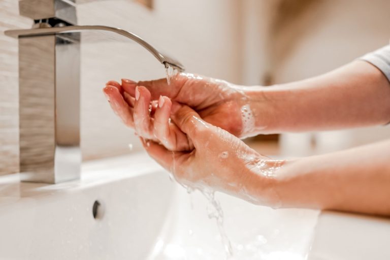 proper handwashing