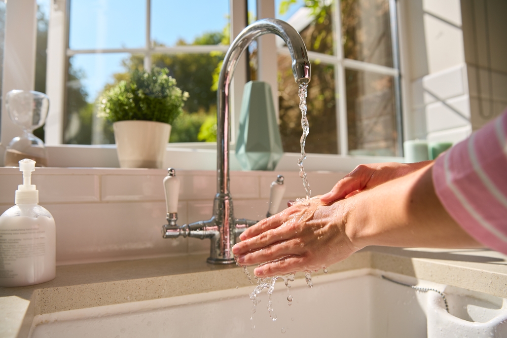 wash hands