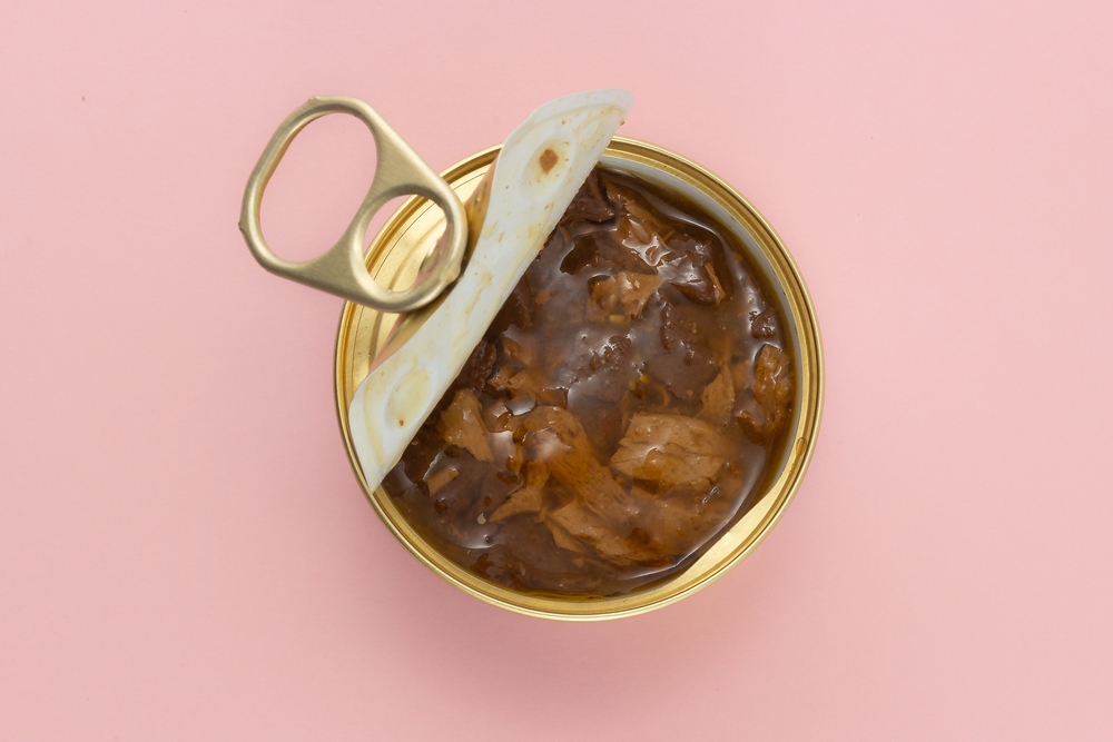 open wet cat food